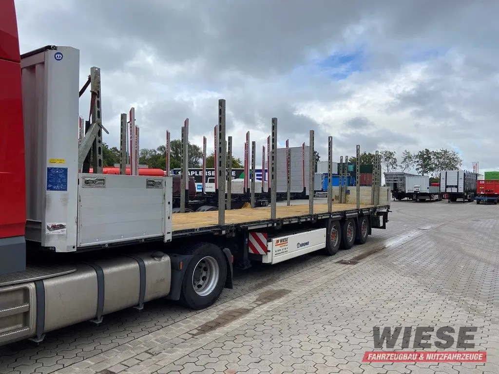 Krone offene Pritsche Bordwandauflieger von Wiese Trailer Rent in Petershagen mieten