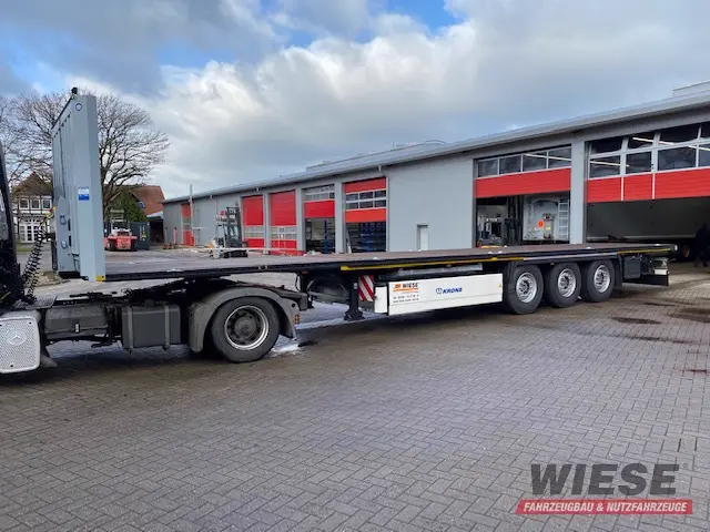 Krone Profi Liner Plateau Aufliger von Wiese Trailer Rent in Petershagen mieten