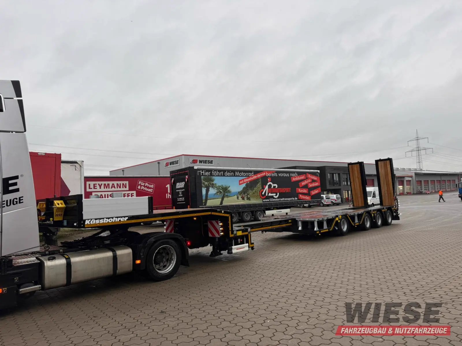 Kässbohrer K.SLA R 4 / 2N 18/40 Tieflader Radmulden