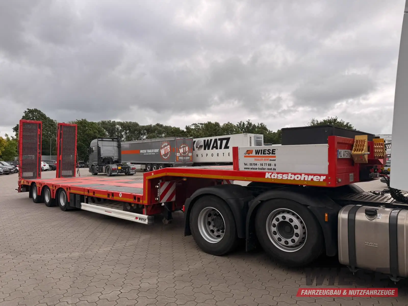 Kässbohrer LOWBED von Wiese Trailer Rent in Petershagen mieten ab 2000.00€