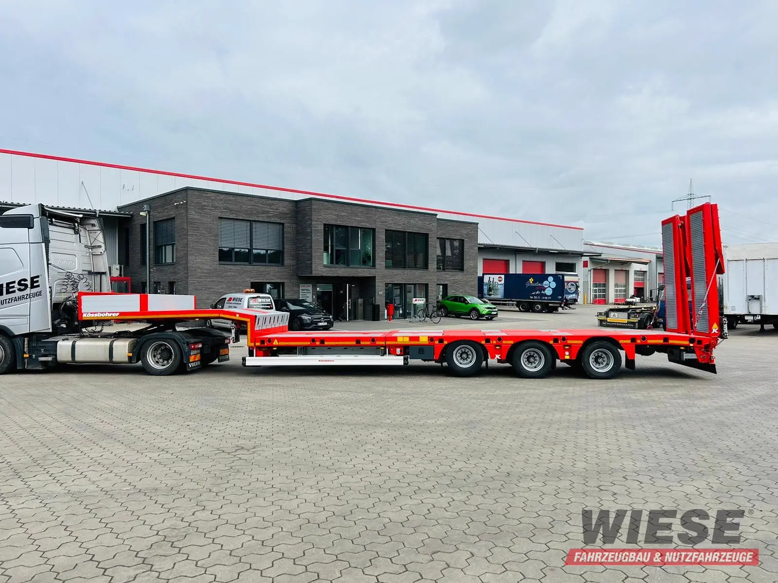 Kässbohrer Tieflader von Wiese Trailer Rent in Petershagen mieten ab 1590.00€