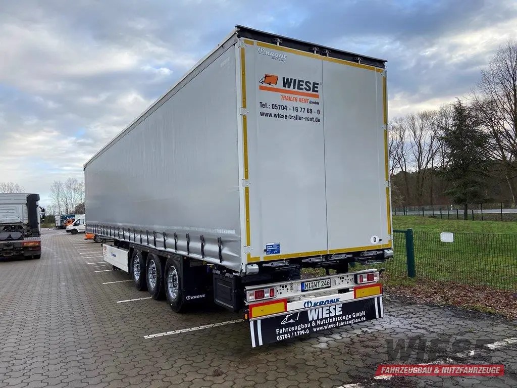Krone Planenauflieger Profi Liner Basis von Wiese Trailer Rent in Petershagen mieten ab 750.00€